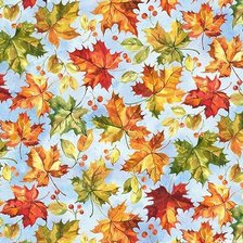 подушка листья