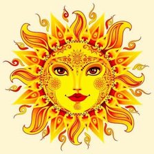 Оригинал схемы вышивки «солнце» (№2472757)