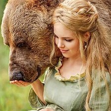 Схема вышивки «Маша и медведь»