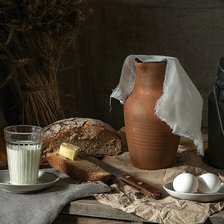 Схема вышивки «Деревенский завтрак»