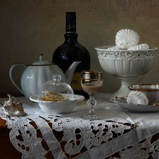 Оригинал схемы вышивки «Чай с зефиром» (№2522323)