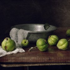 Схема вышивки «Зеленые яблоки»
