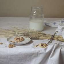 Схема вышивки «Молоко и печенье»