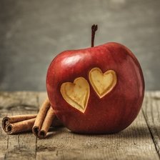 Схема вышивки «Яблоко любви»