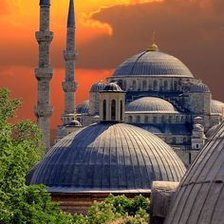 Схема вышивки «крыши Стамбула»