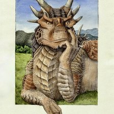 Оригинал схемы вышивки «дракон» (№2532733)