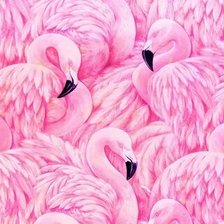 Оригинал схемы вышивки «Розовые фламинго» (№2533069)