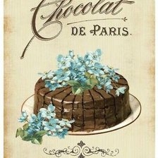 Оригинал схемы вышивки «Шоколадный десерт» (№2538991)