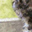 Предпросмотр схемы вышивки «Котик у окна» (№2546814)