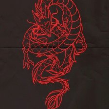 Оригинал схемы вышивки «Красный дракон» (№2546875)