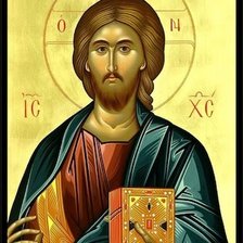Оригинал схемы вышивки «Иисус» (№2563570)