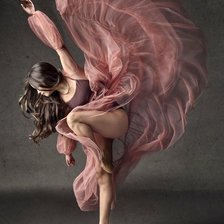 Оригинал схемы вышивки «Девушка балерина» (№2592028)