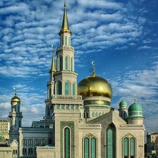 Схема вышивки «Московская соборная мечеть»