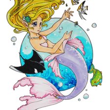 Схема вышивки «Little Mermaid»