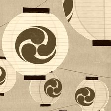 Оригинал схемы вышивки «япония и фонарики» (№2604917)