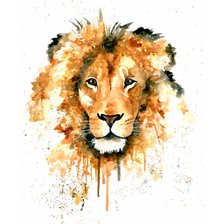 Оригинал схемы вышивки «Лев - царь зверей» (№2623575)