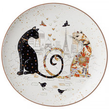 Оригинал схемы вышивки «парижские коты» (№2629290)