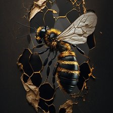 Оригинал схемы вышивки «Пчела» (№2638578)