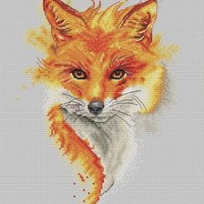 Схема вышивки «Огненная лиса»