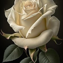 Оригинал схемы вышивки «Белая роза» (№2644038)