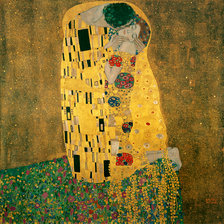Оригинал схемы вышивки «Поцелуй Густав Климт» (№2646498)