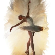 Оригинал схемы вышивки «Балерина» (№2651596)