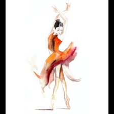 Схема вышивки «Балерина 3»
