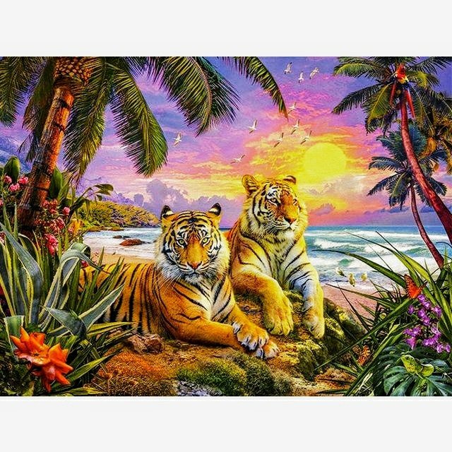 №2663704 - тигры, животные - оригинал