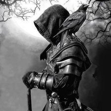 Схема вышивки «Черный рыцарь»