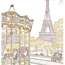 Схема вышивки «Париж»