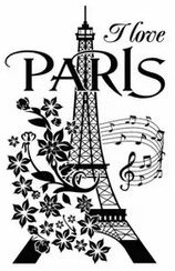 Париж - черно белый, париж - оригинал