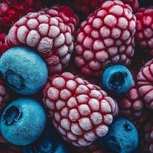 Оригинал схемы вышивки «Морозные ягоды» (№2678971)