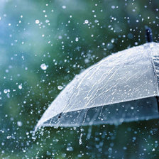Схема вышивки «зонт, дождь»