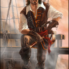 Схема вышивки «капитан пиратов»