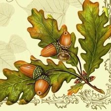 Оригинал схемы вышивки «листья» (№2694258)