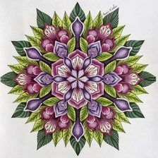Оригинал схемы вышивки «цветок» (№2694281)