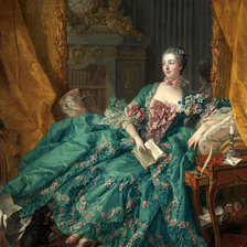 Схема вышивки «Мадам де Помпадур»
