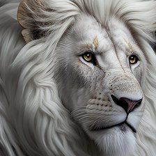 Схема вышивки «Белый Царь зверей»