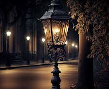 Схема вышивки «ночь, улица, фонарь...»