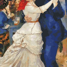 Оригинал схемы вышивки «Танец. По Ренуару.» (№2720037)