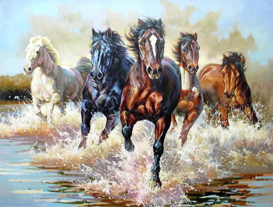 №2724075 - кони, лошади - оригинал