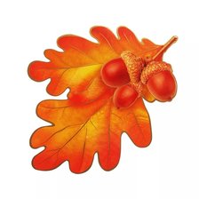 Схема вышивки «Осенние желуди»