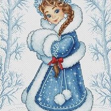 Схема вышивки «Снегурочка»