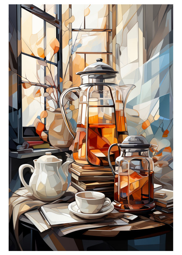 Натюрмор_2 - чай, натюрморт, окно - оригинал