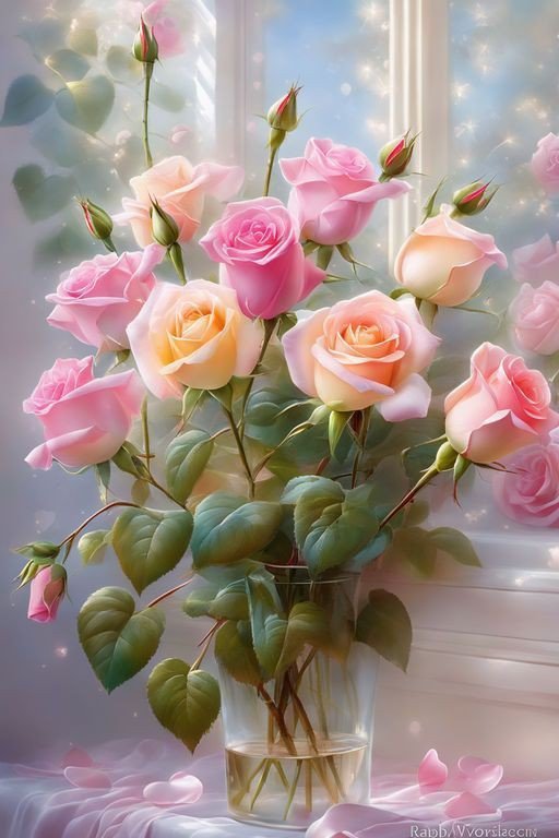 Царица цветов - букет, розы, цветы - оригинал