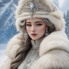 Схема вышивки «Царица Зимы»