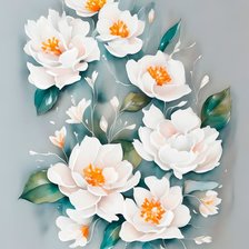 Оригинал схемы вышивки «цветы» (№2771775)