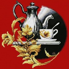 Оригинал схемы вышивки «кофе» (№2776377)