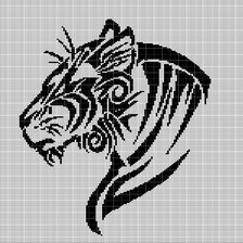 Оригинал схемы вышивки «tigr» (№2780288)