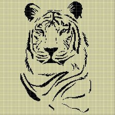 Оригинал схемы вышивки «tigr» (№2780312)